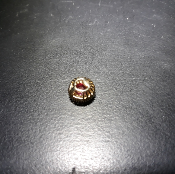 Natural Ruby/Diamond Pendant B10
